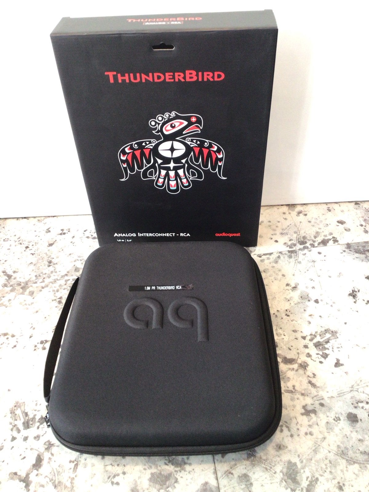 AudioQuest Thunderbird RCA Interlink-kabel Zo goed als nieuw, Ophalen of Verzenden, Zo goed als nieuw, Minder dan 2 meter, Interlink-kabel