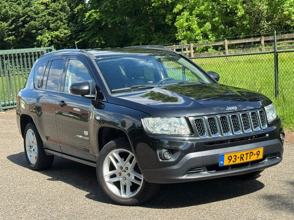 Jeep Compass 2.0 70th Anniversary /Trekhaak/Navi/Airco/, Auto's, Jeep, 450 kg, Gebruikt, Stoelverwarming, Zwart