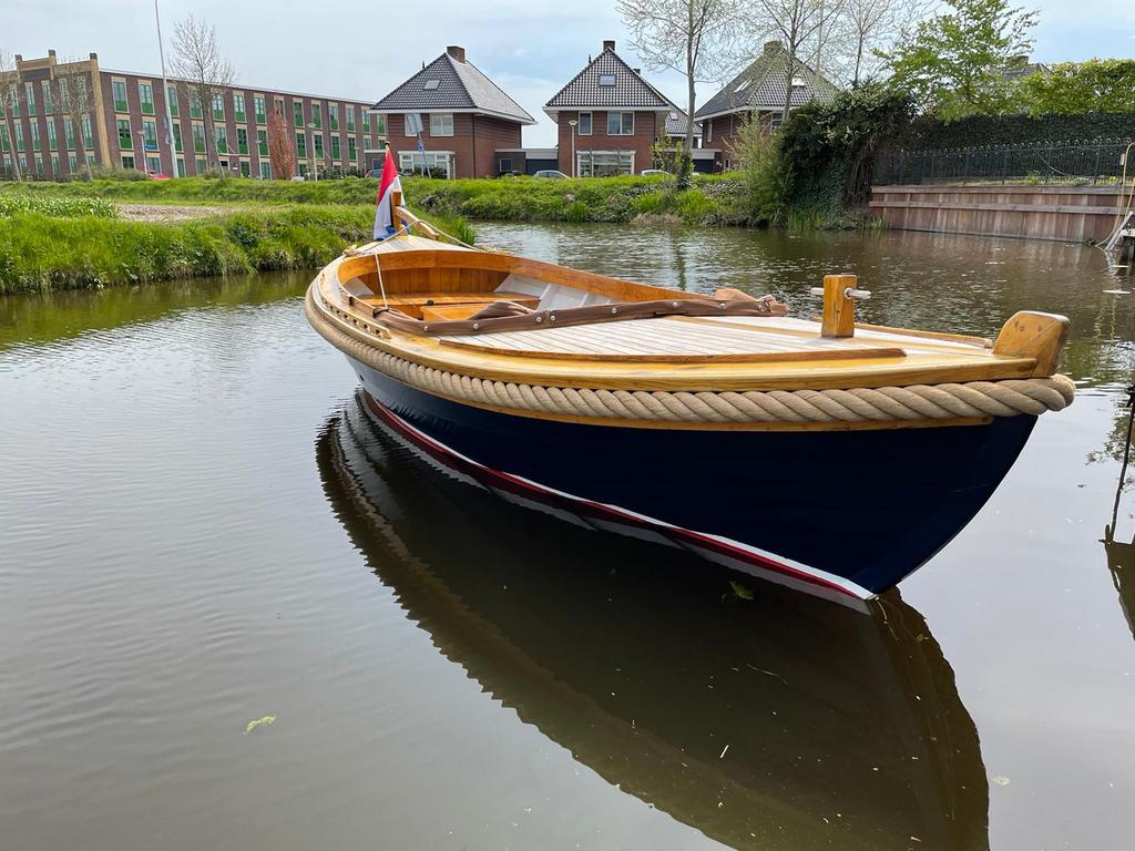 Prijs verlaagd! Uniek Eiken houten sloep van de jaren 60, Watersport en Boten, Ophalen, Gebruikt, Binnenboordmotor, Diesel