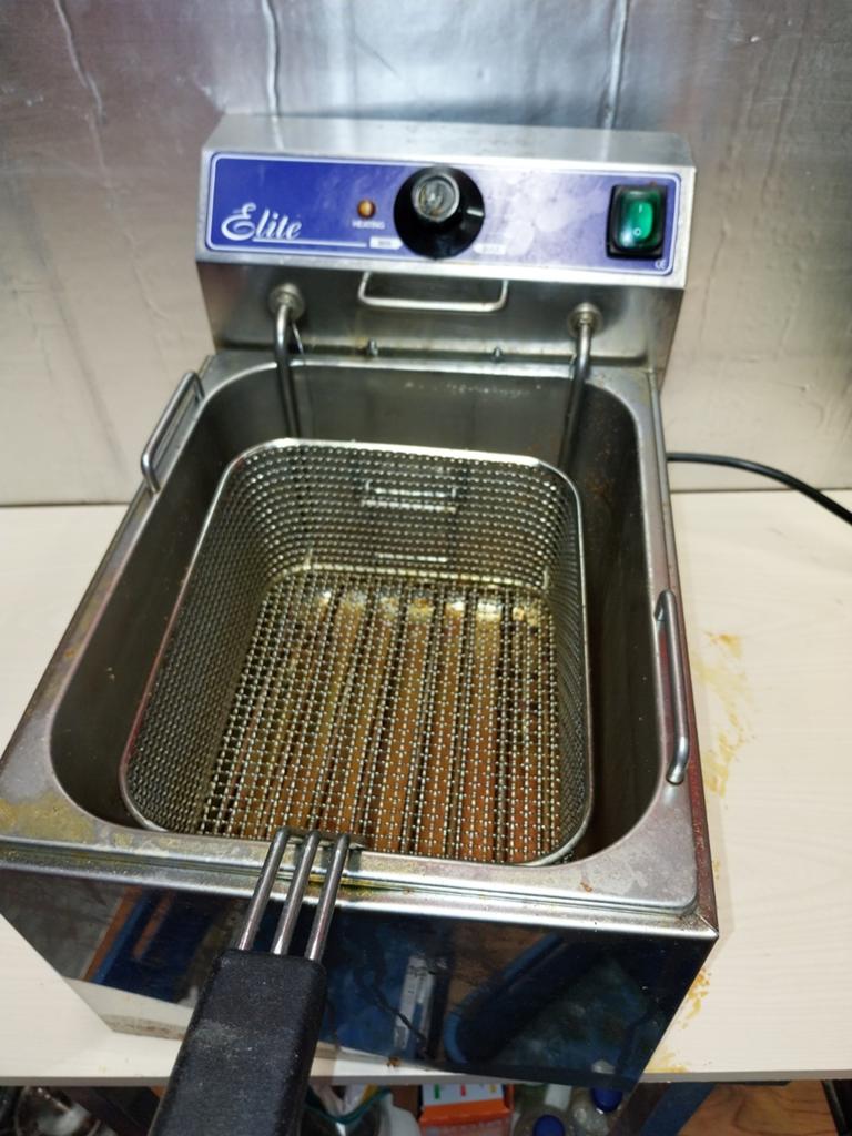 Elite Professionele Elektrische Friteuse RVS - Horeca, Witgoed en Apparatuur, Frituurpannen, Ophalen