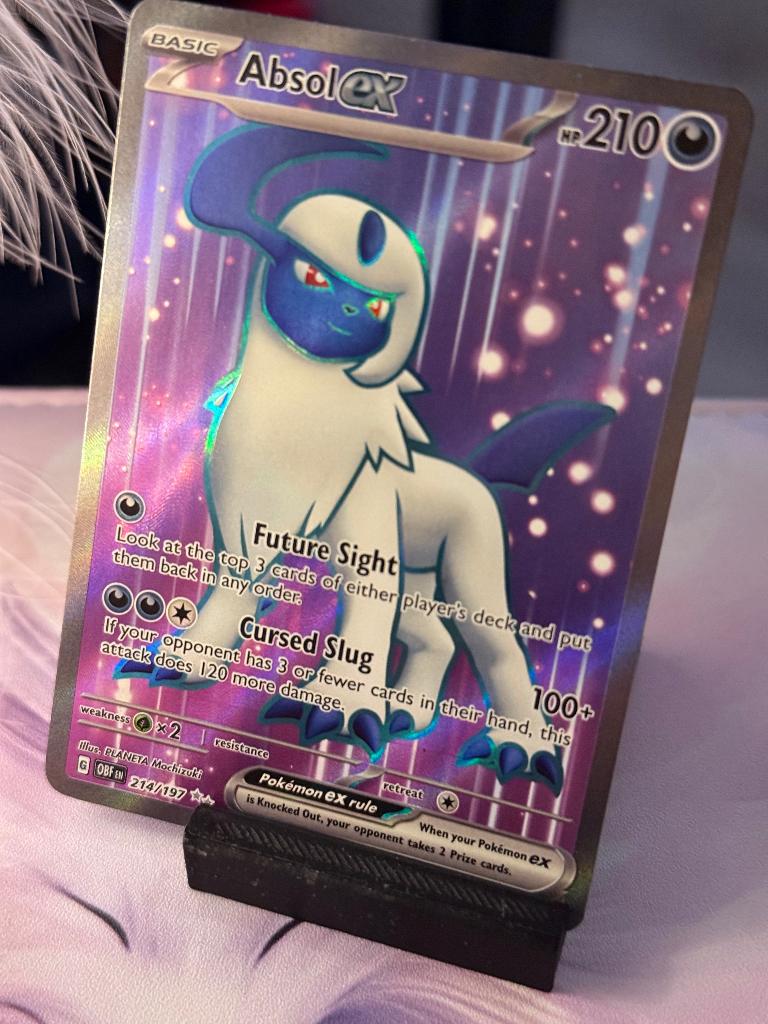 Pokemon absol ex 214/197, Ophalen of Verzenden, Nieuw, Losse kaart, Foil