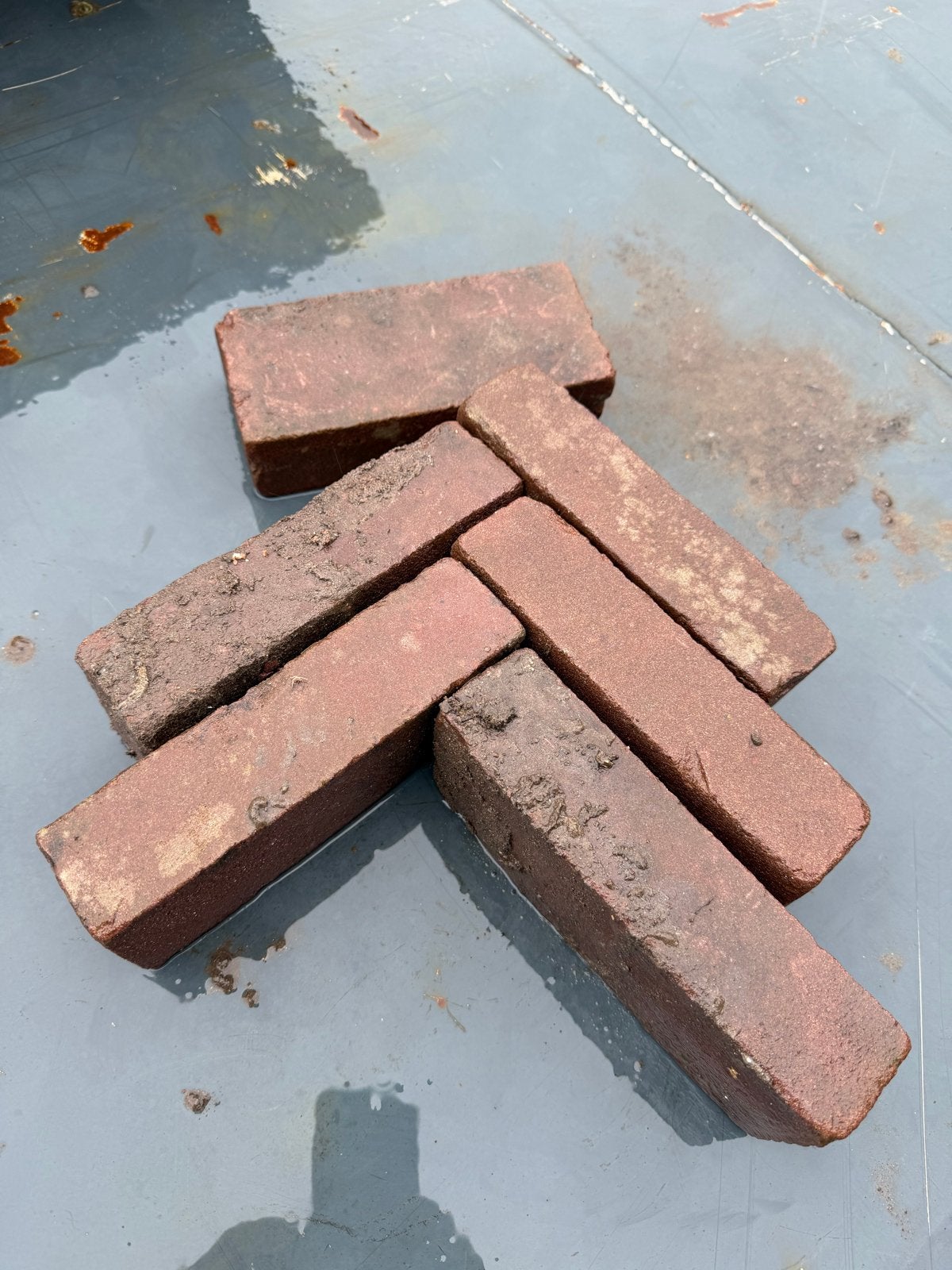 Gebakken waaltjes 20x5x9 cm, Ophalen, Gebruikt, Klinkers