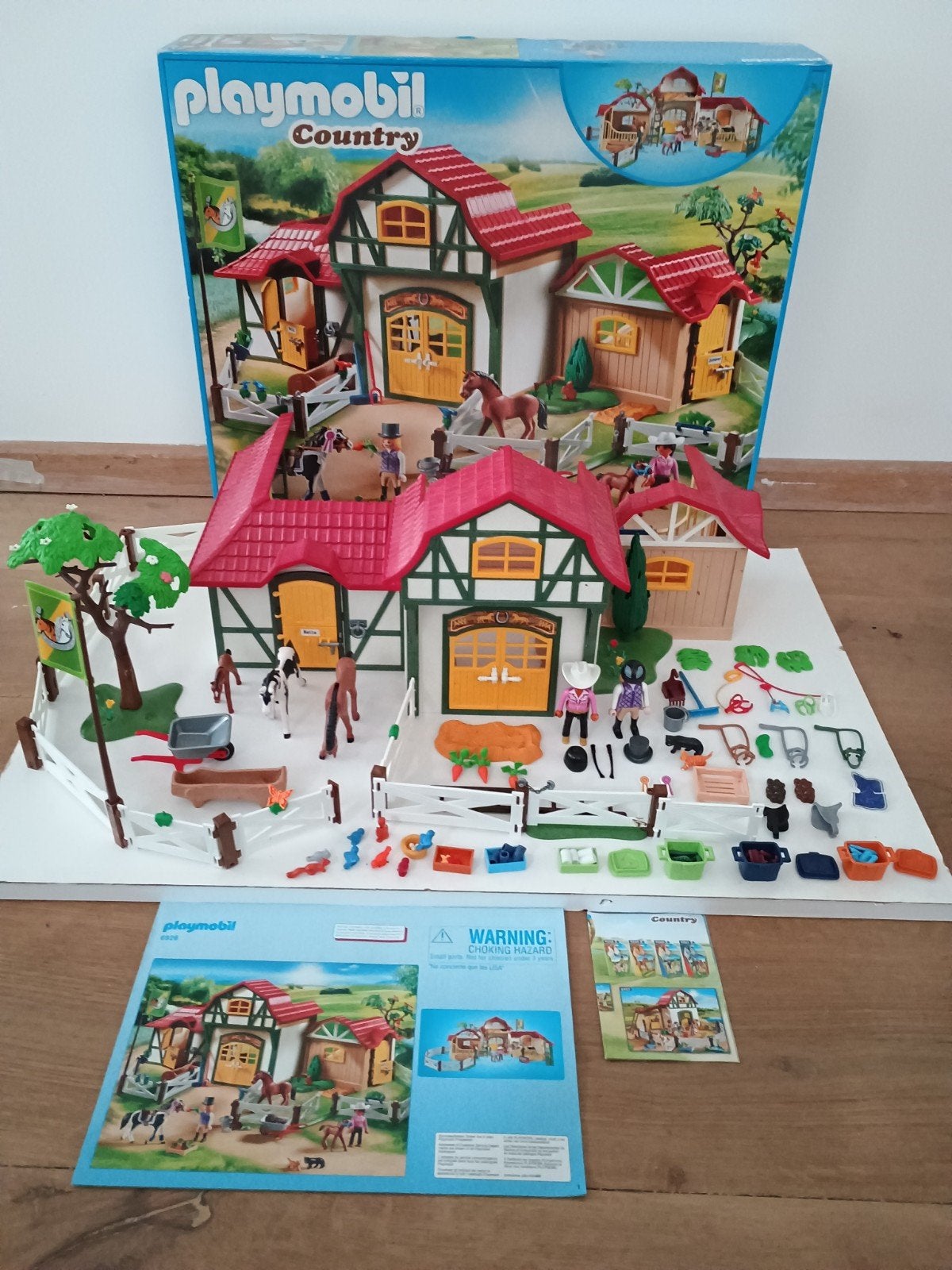 Playmobil 6926 Grote Manege - Compleet met Doos en Boekje, Ophalen, Gebruikt, Gebouw, Complete set