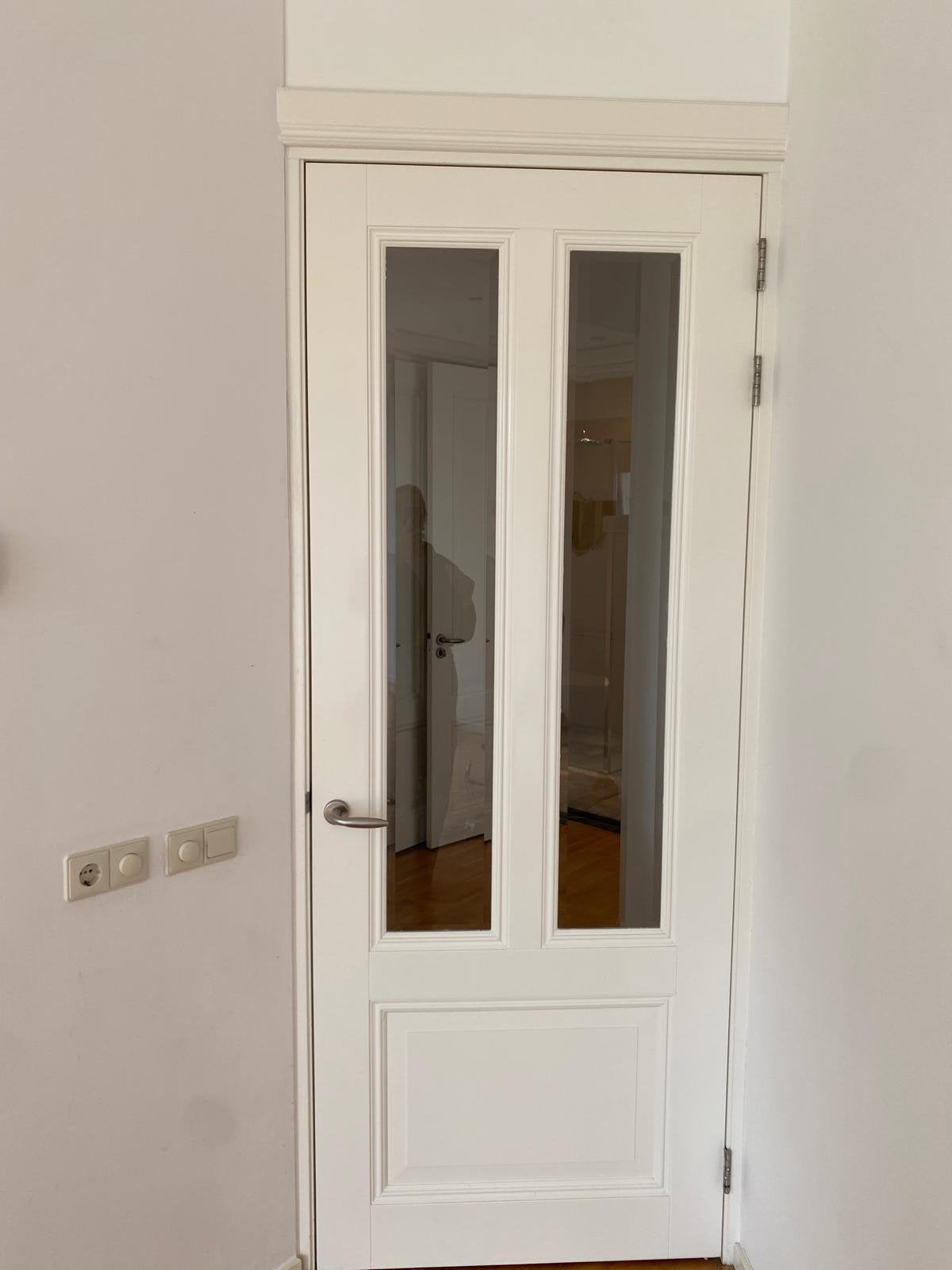 Paneeldeur, Doe-het-zelf en Verbouw, Ophalen, Binnendeur, 200 tot 215 cm, Glas