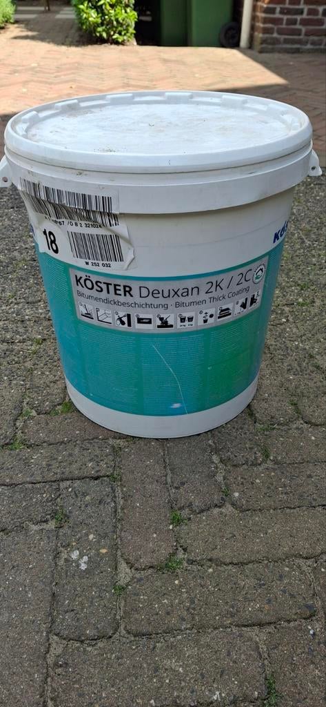 Köster Deuxan 2K/2C Bitumen Dikke Coating, Ophalen