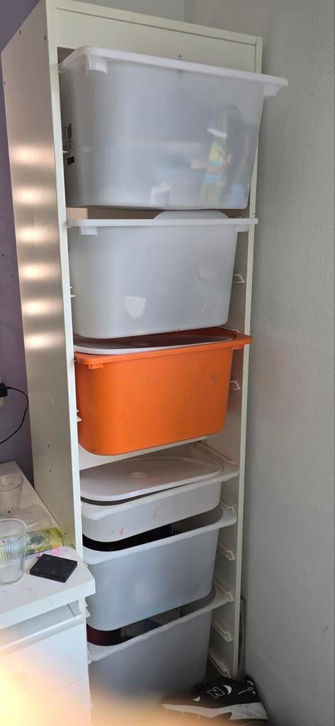 IKEA Trofast opbergkast met kunststof bakken, Ophalen, Gebruikt, Kast
