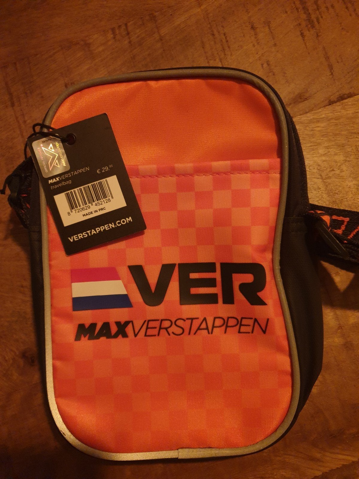 Max Verstappen Travelbag - Nieuw met label, Ophalen of Verzenden, Nieuw, Minder dan 20 cm, Minder dan 35 cm