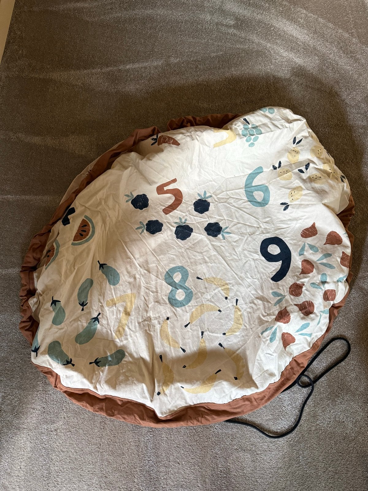 Play&Go speelgoedzak / speelkleed met fruit en cijfers, Ophalen of Verzenden, Zo goed als nieuw, Jongen of Meisje