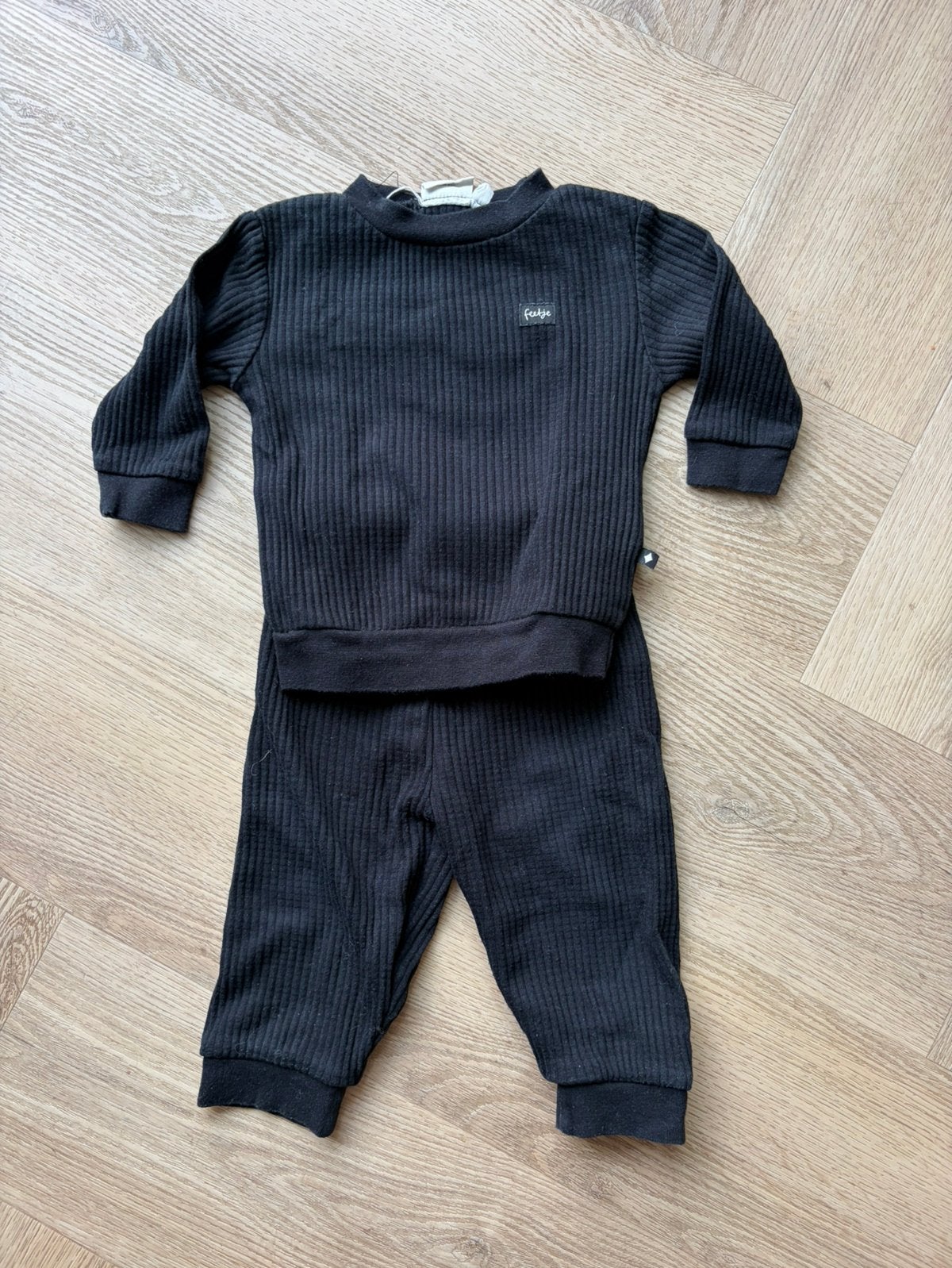 Feetje pyjama. Zwart. Maat 68, Ophalen of Verzenden, Zo goed als nieuw, Jongetje of Meisje, Nacht- of Onderkleding