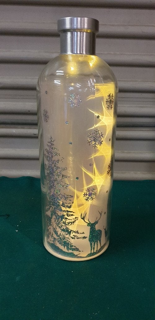 decoratie fles med led licht, Diversen, Ophalen of Verzenden, 'T Olde Gre-j, Info@toldegrej.nl, Endepoelstraat 20f Didam