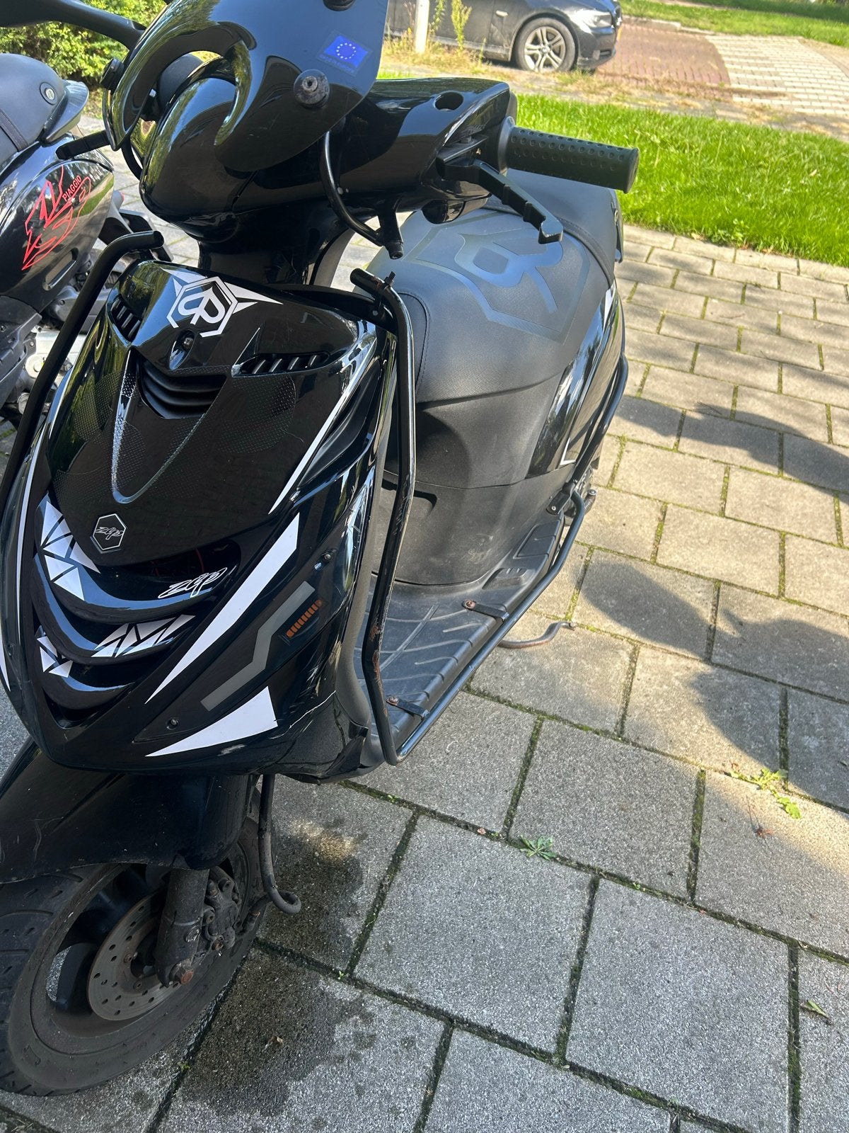 Piaggio Zip Scooter - Zwart met Windscherm, Ophalen of Verzenden, Gebruikt, Benzine, Piaggio