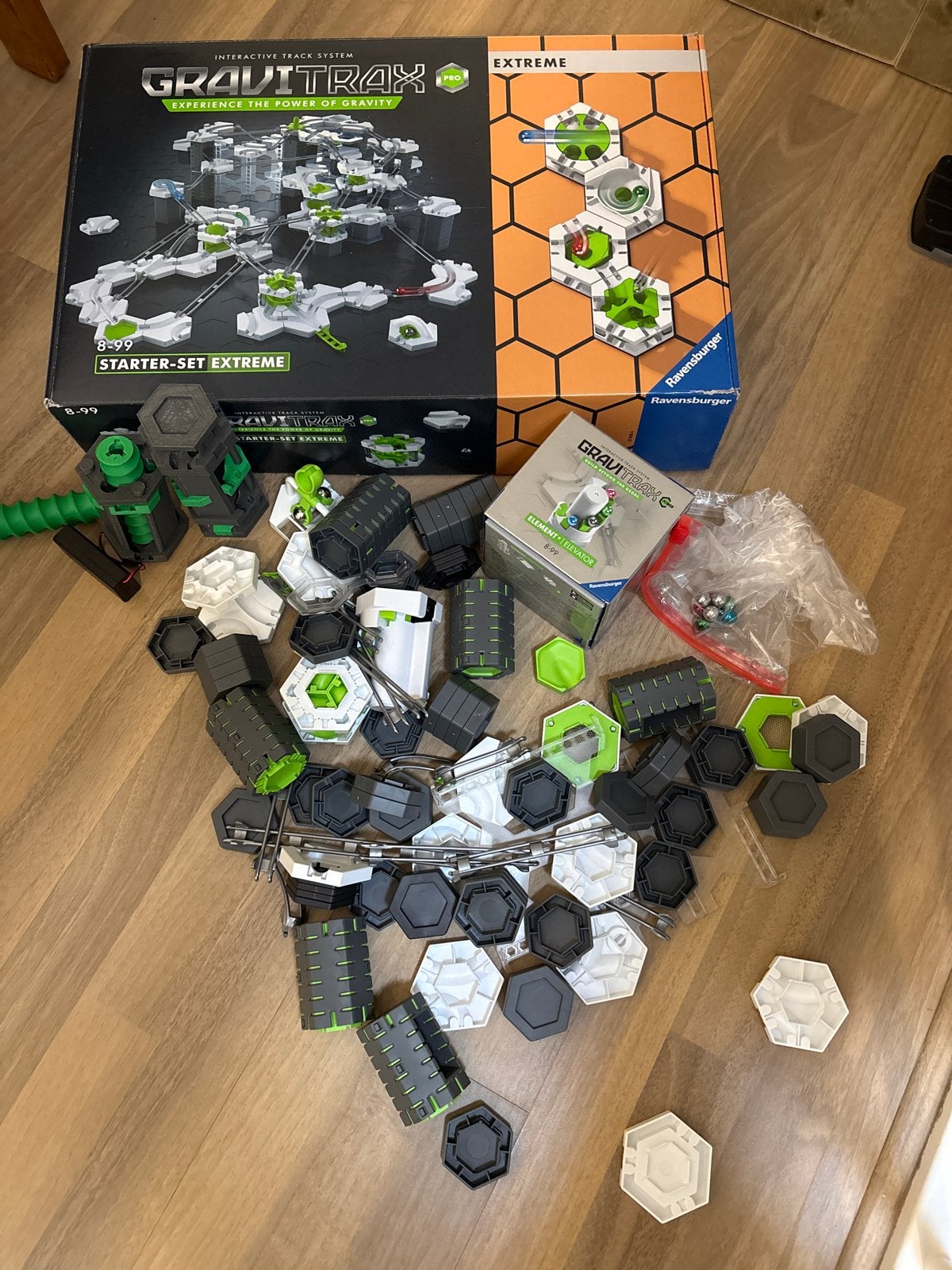Gravitrax Pro Starter-Set Extreme met uitbreidingen, Ophalen of Verzenden, Zo goed als nieuw, Overige merken