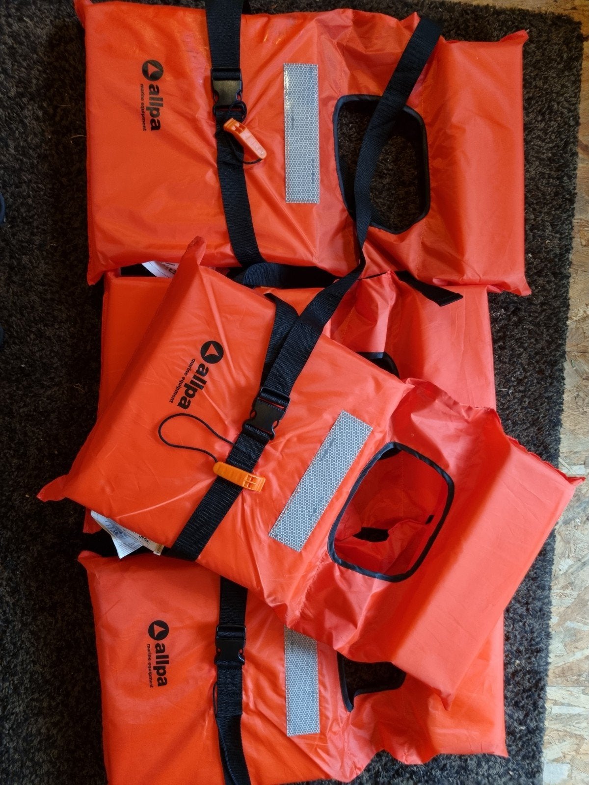 Allpa reddingsvesten - Set van 4 stuks, Watersport en Boten, Ophalen of Verzenden, Gebruikt, Overige typen