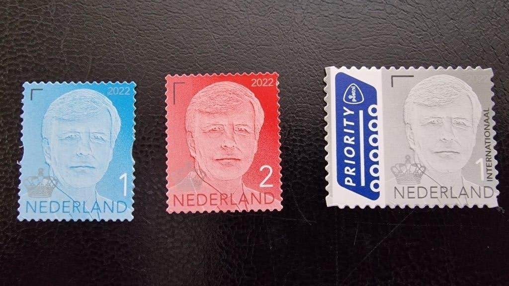 3 losse zegels Willem-Alexander 2022 NVPH 4072 - 4073 - 4074, Ophalen of Verzenden, Na 1940, Postfris