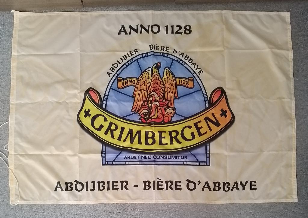 Grimbergen vlag 90x140cm, Ophalen of Verzenden, Nieuw