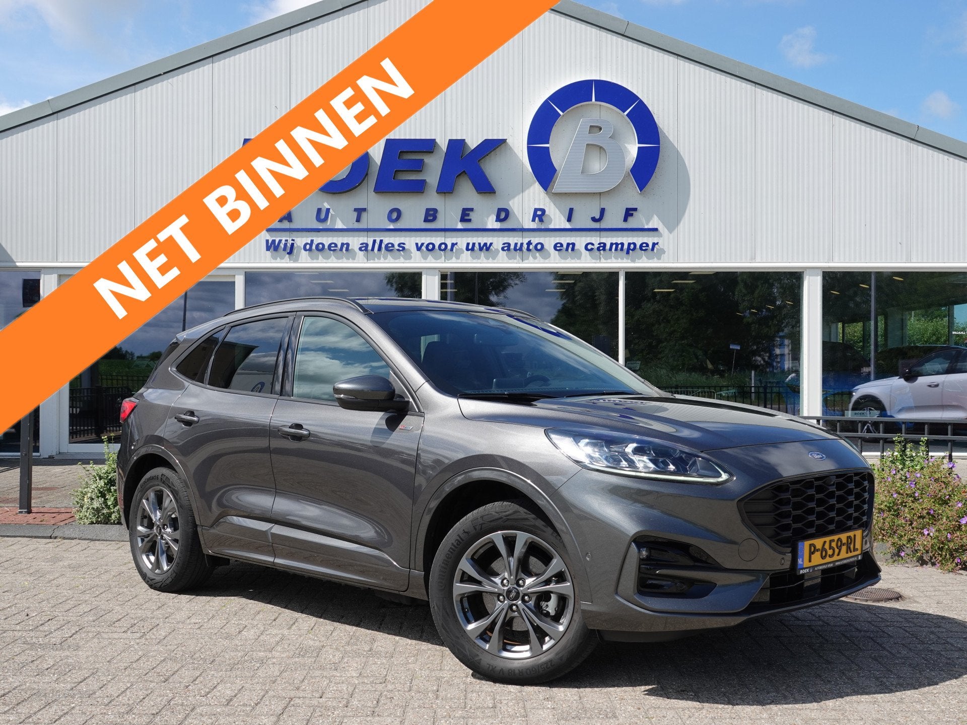 Ford Kuga 2.5 PHEV ST-Line X H-LEER | B&O | ADAPT. CRUISE |, Auto's, 14 kWh, Gebruikt, Euro 6, 4 cilinders