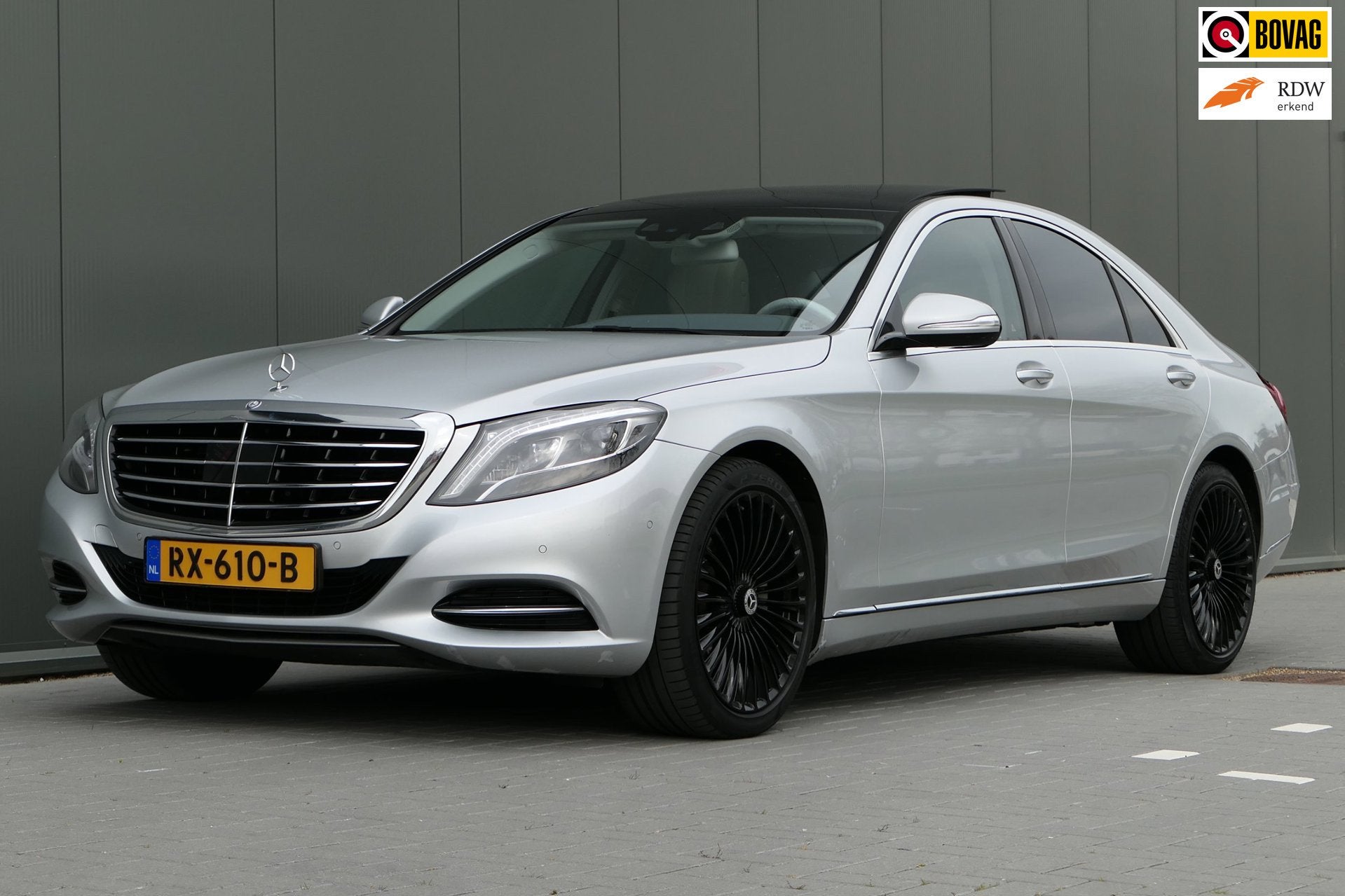 Mercedes-Benz S-klasse 400 HYBRID Prestige Pano Distr+ Massa, Auto's, Mercedes-Benz, Automaat, Gebruikt, Euro 6, Leder