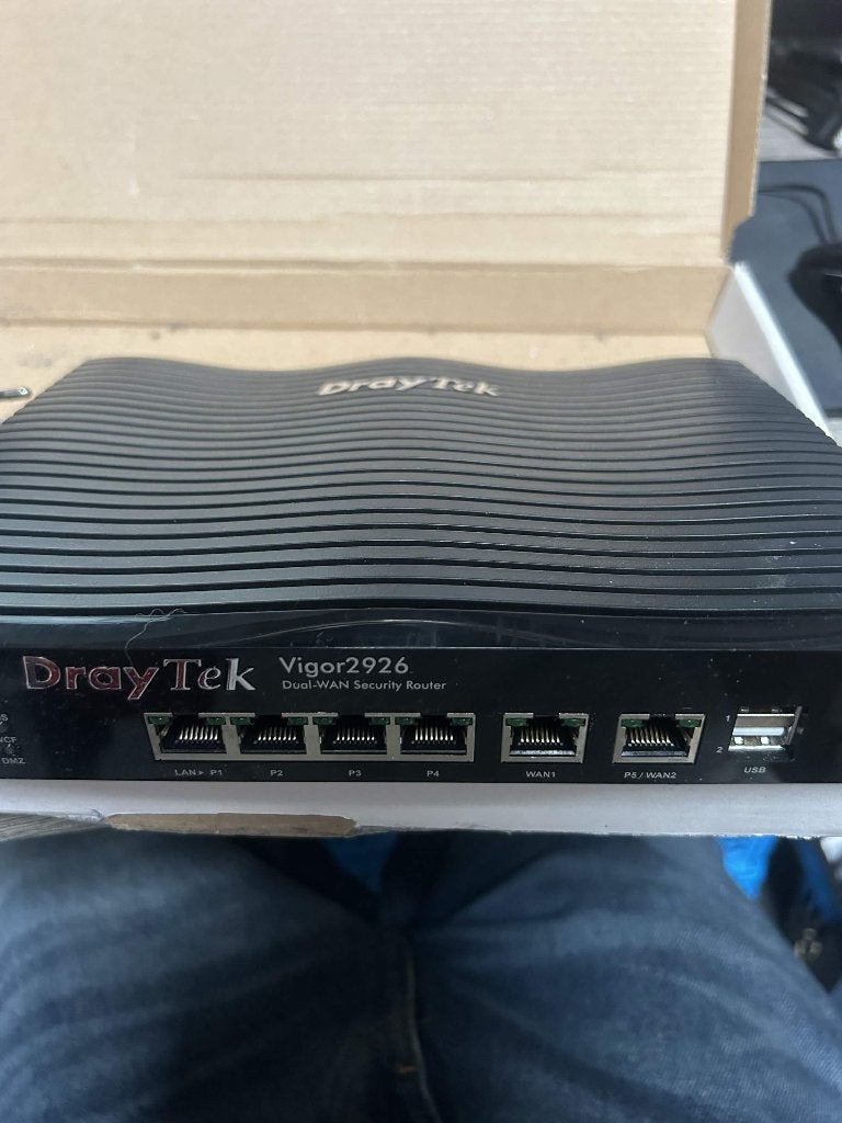 DrayTek Vigor2926 Dual-WAN Security Router, Verzenden, Zo goed als nieuw, Router, DrayTek