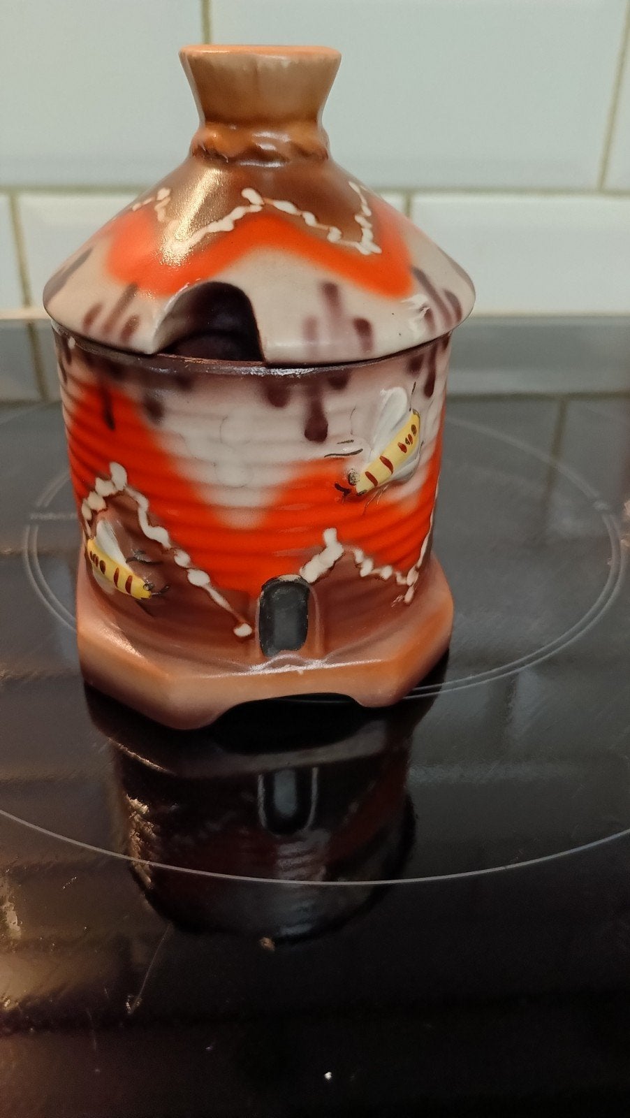 Antieke Bihl Czechoslovakia honingpot jaren 20/ 30, Antiek en Kunst, Ophalen of Verzenden