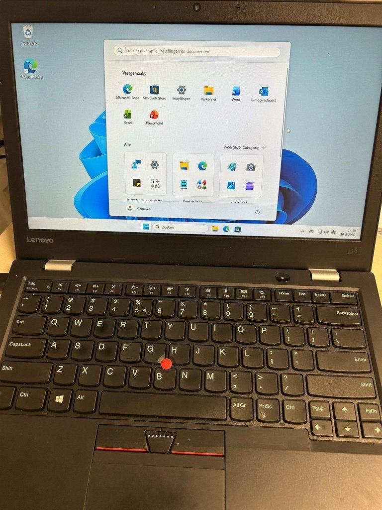 Lenovo Thinkpad 13 20J2, 2 tot 3 Ghz, Qwerty, 8 GB, 13 inch