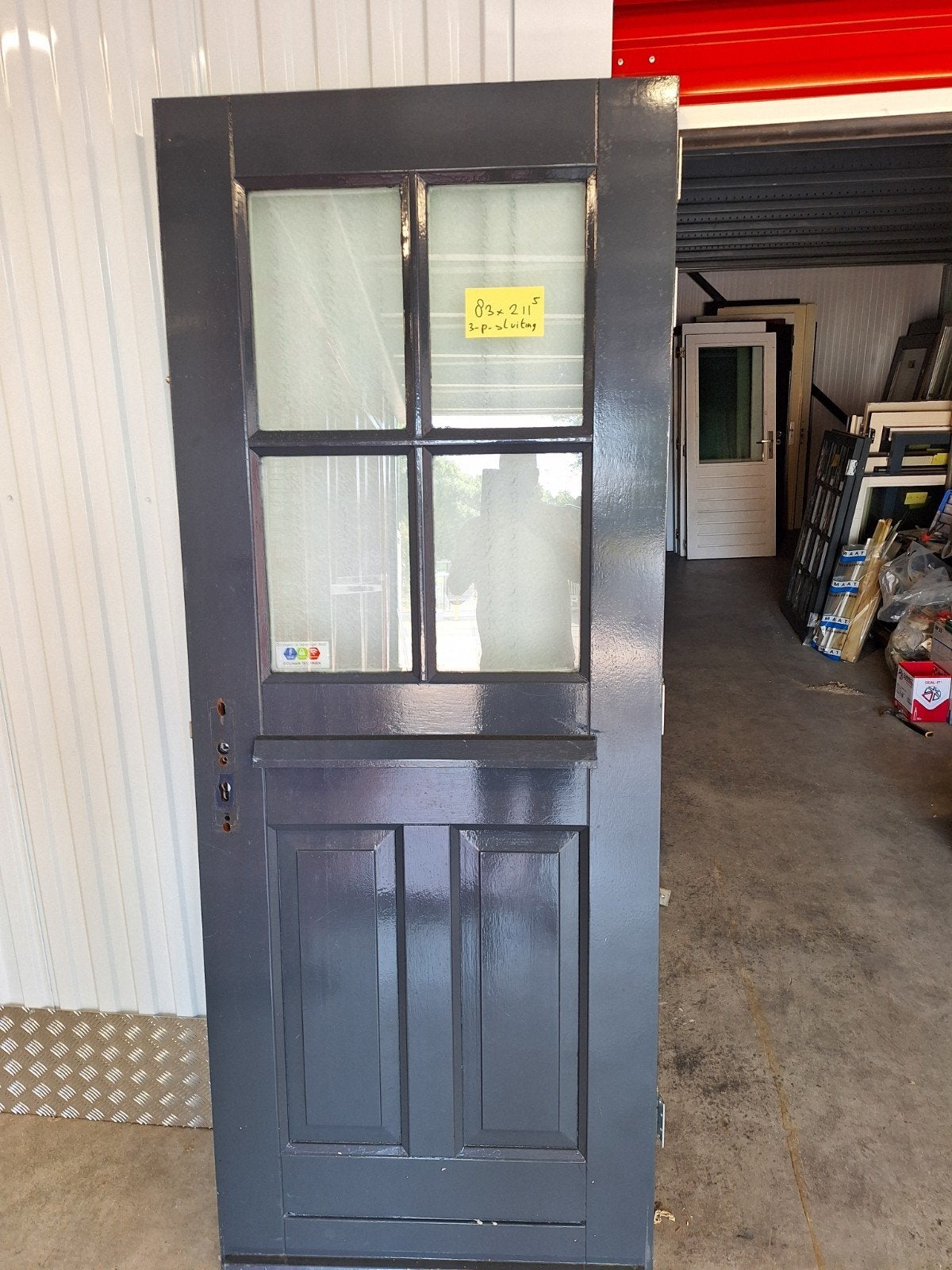 te koop voordeur, Ophalen, Gebruikt, Buitendeur, 200 tot 215 cm