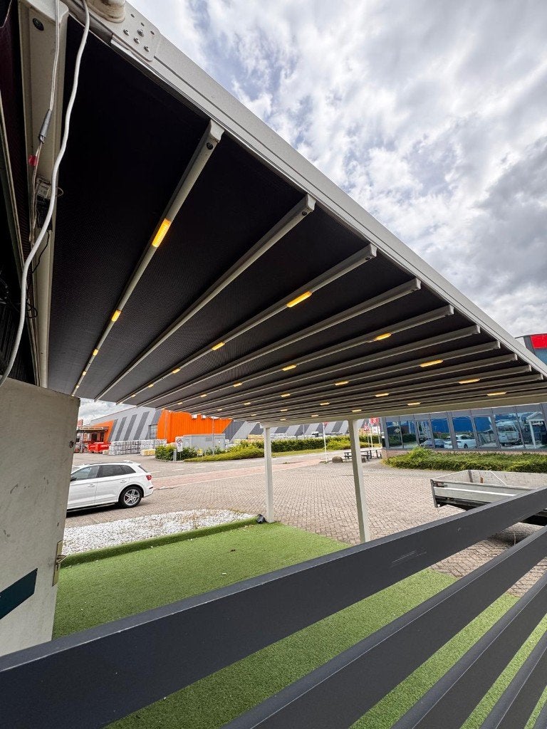 Showmodel Pergola 6x5, Ophalen, Zo goed als nieuw, Veranda
