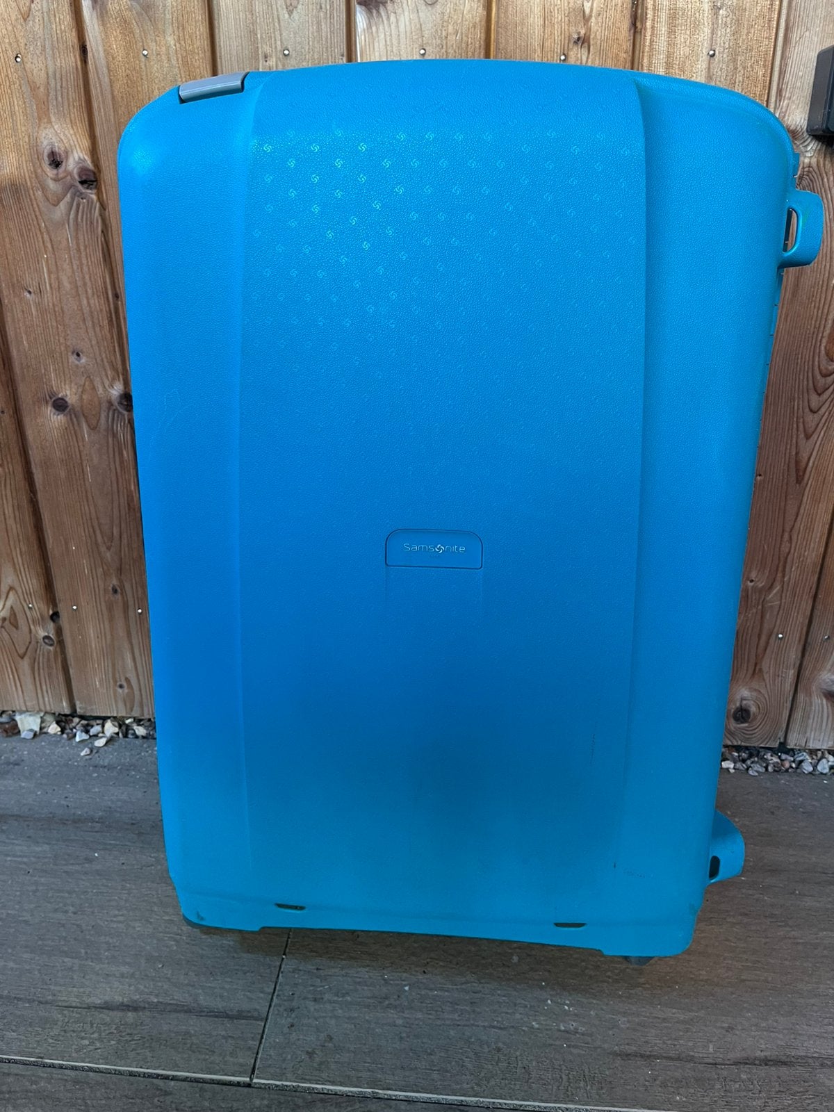 Blauwe samsonite koffer met tsa slot, Ophalen, Gebruikt, Hard kunststof, 45 tot 55 cm