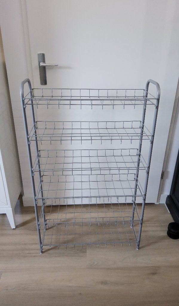 Nette Tomado / Metaltex schoenenrek (zilvergrijs) – 5 lagen, Ophalen, Gebruikt