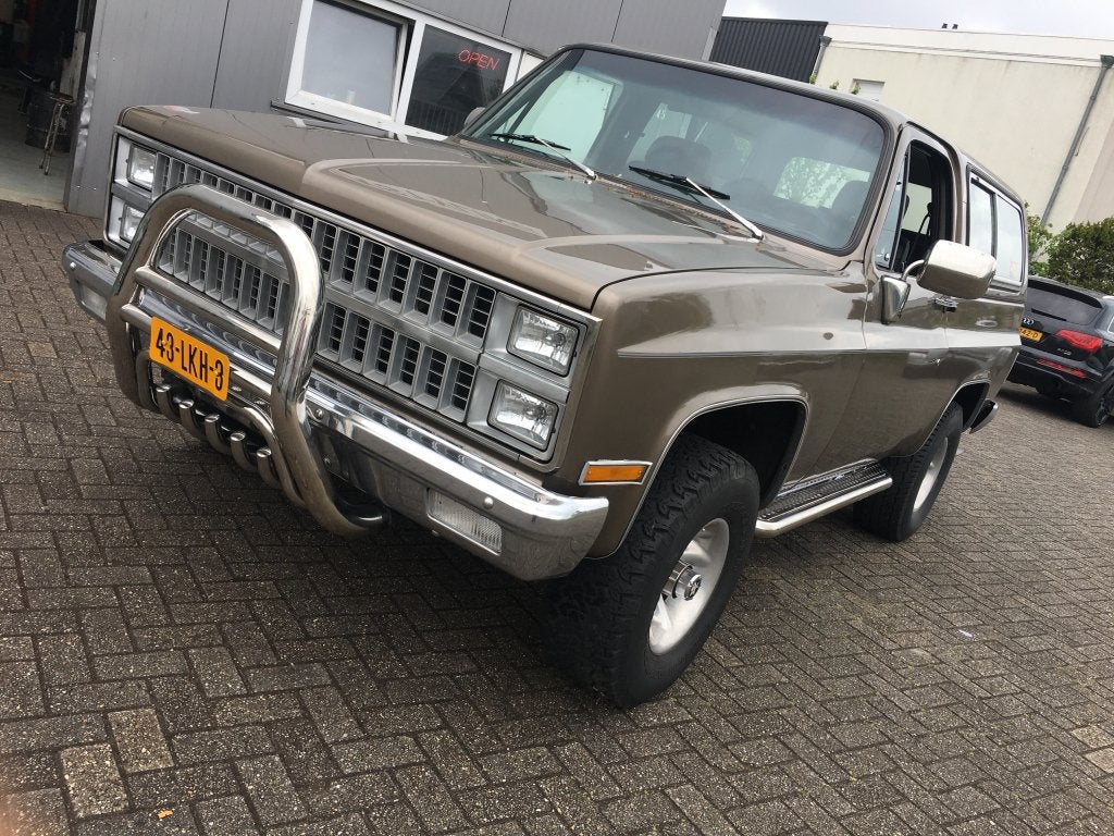Chevrolet K5 Blazer Sidebars met rvs traanplaat, Niet ingevuld, Niet ingevuld, Niet ingevuld