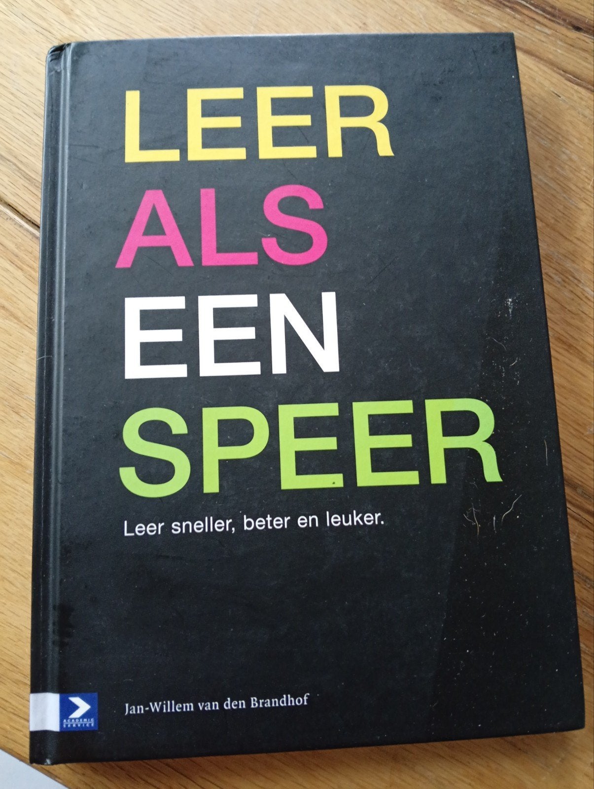 Leer als een Speer - Leer sneller, beter en leuker, Boeken, Jan-Willem van den Brandhof, Ophalen of Verzenden, Zo goed als nieuw