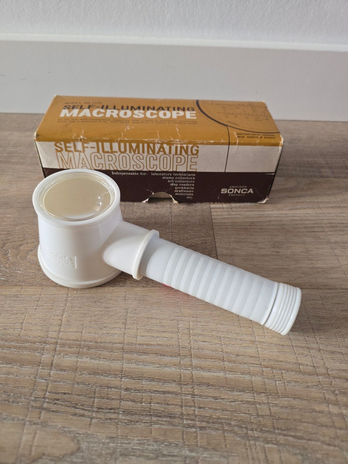Zelfverlichtende macroscoop model nr. 7120 vergrootglas €10, Ophalen of Verzenden