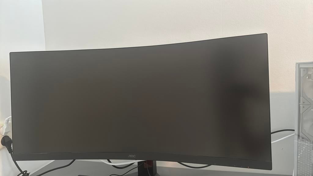 Gaming monitor 34’ ultrawide, Computers en Software, Monitoren, VA, Full HD, Zo goed als nieuw, 201 Hz of meer