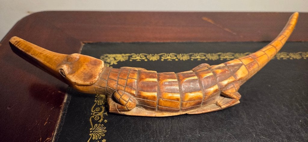 Vintage krokodil, Ophalen of Verzenden
