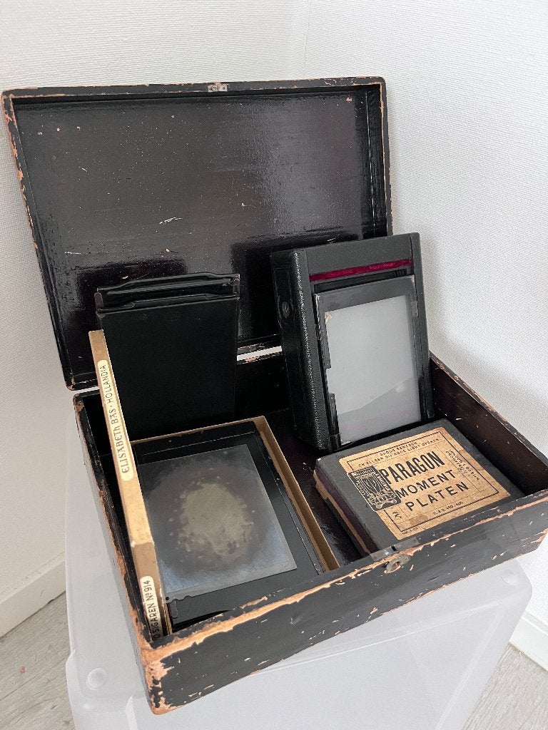 Oude glasnegatieven, Ophalen of Verzenden, Voor 1940, Gebruikt, Overige onderwerpen
