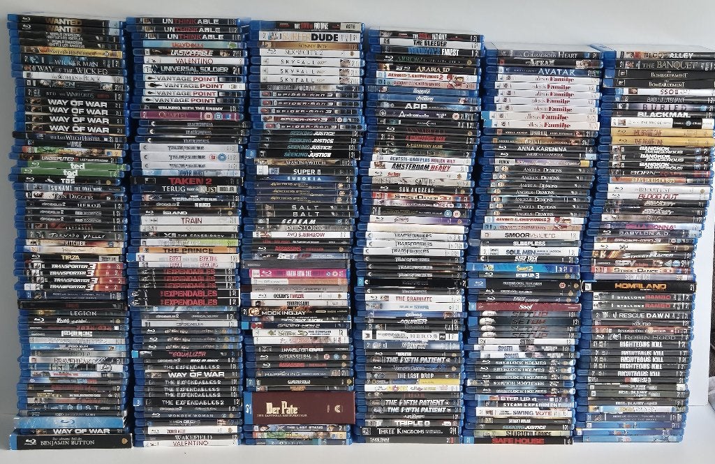 Gigantische Partij Blu-ray Films800+ Stuks Inclusief Boxsets, Ophalen, Turks, Overige typen, Boxset