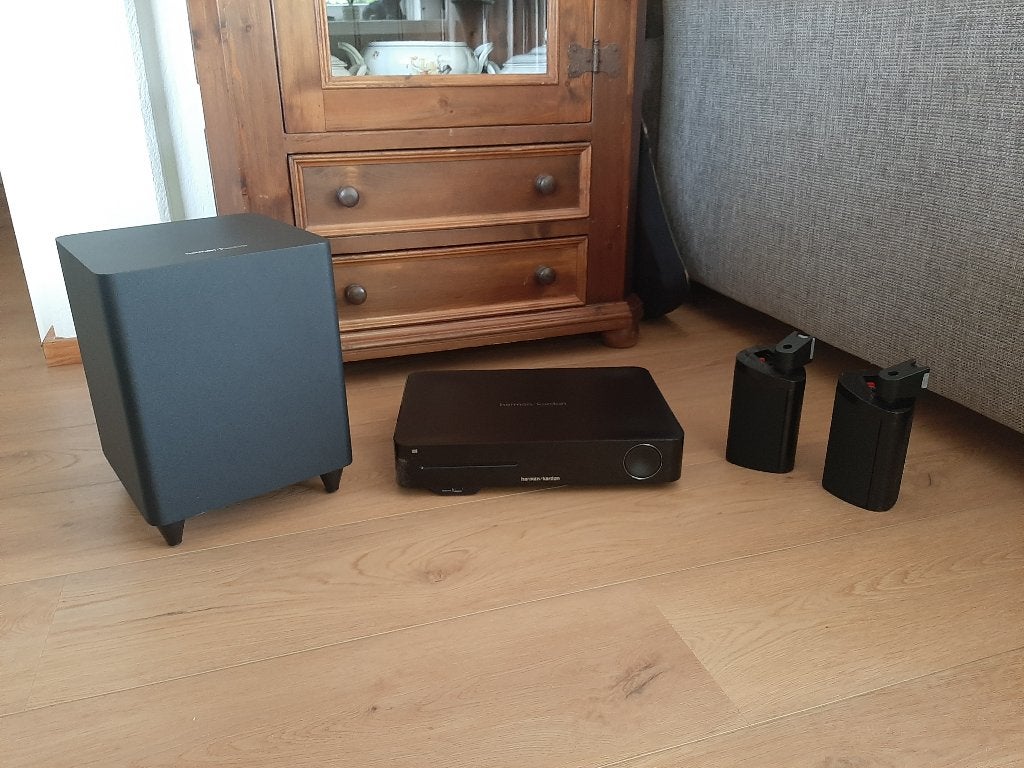 Harman Kardon BDS 235 - 2.1 Home Cinema, Gebruikt, 2.1-systeem, Blu-ray-speler, 70 watt of meer