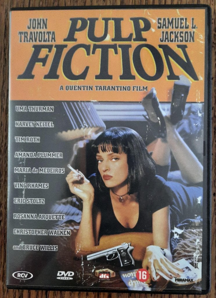 Dvd / Film  Pulp Fiction met o.a. Samuel I. Jackson z.g.a.n., Maffia en Misdaad, Engels, Nederlands, Ophalen of Verzenden