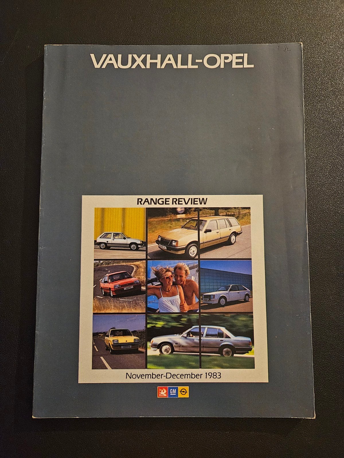 Brochure Vauxhall Opel 1984, Ophalen of Verzenden, Zo goed als nieuw, Opel