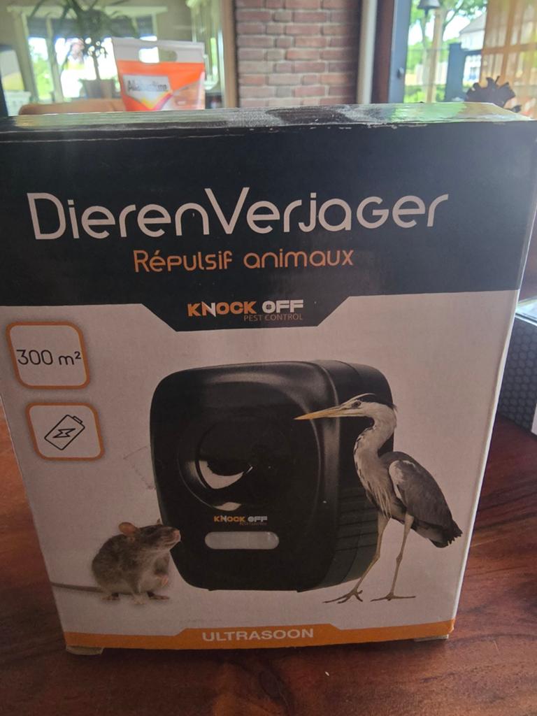 Dieren verjager marters enzo, Ophalen