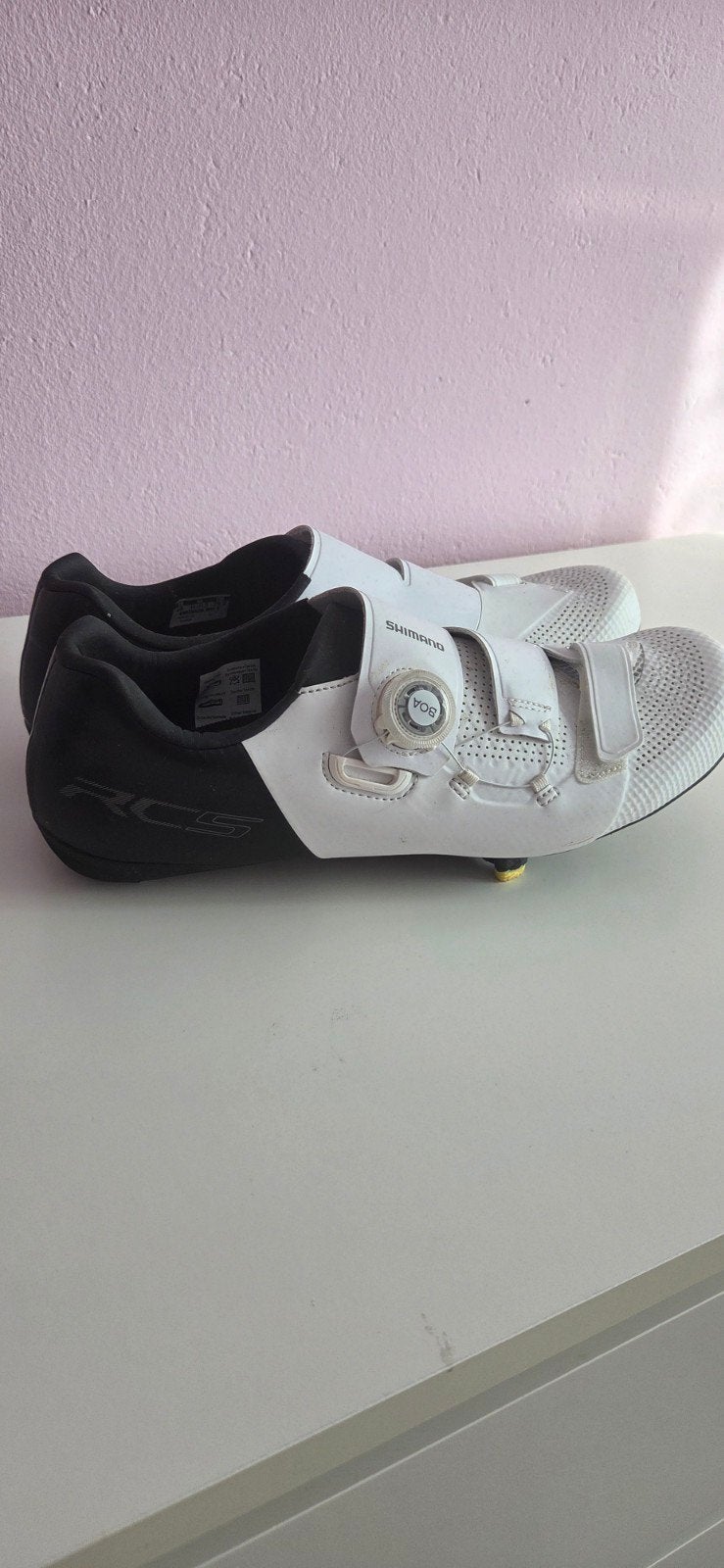 Shimano RC5 Wielrenschoenen Maat 46 - Wit, Ophalen of Verzenden, Gebruikt