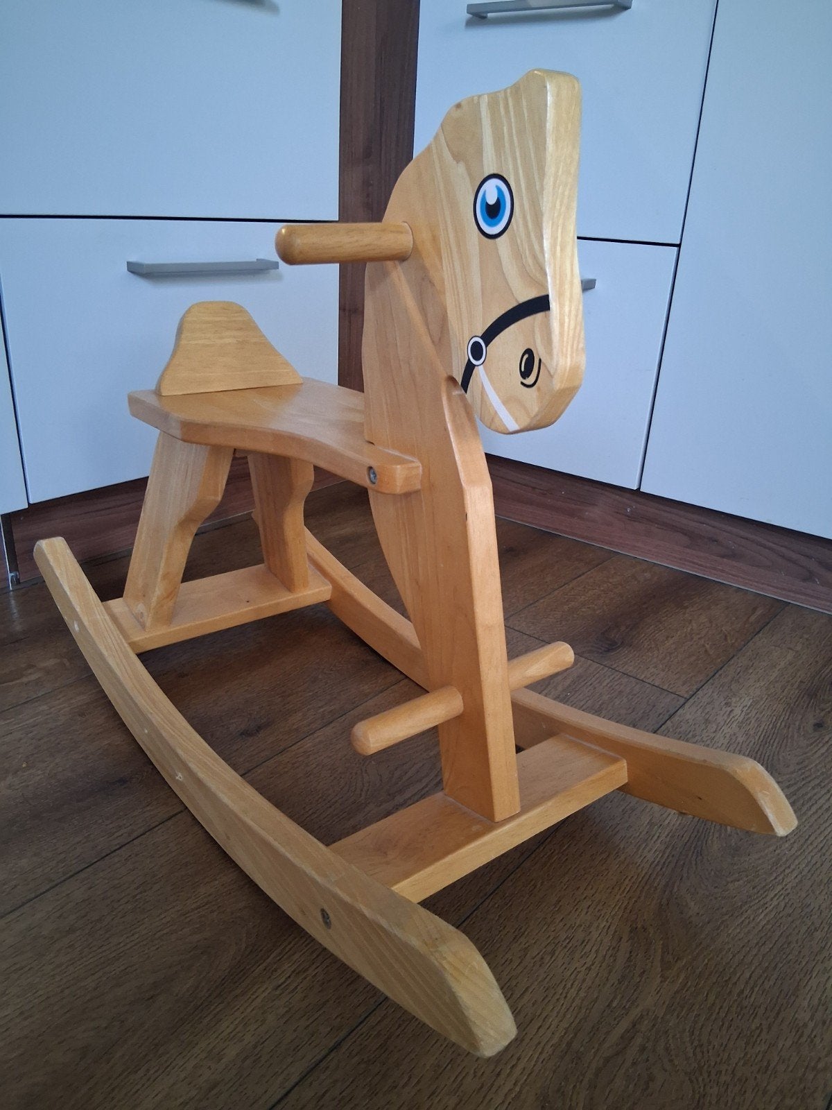 Houten hobbelpaard voor urenlang speelplezier, Ophalen, Gebruikt, Jongen of Meisje