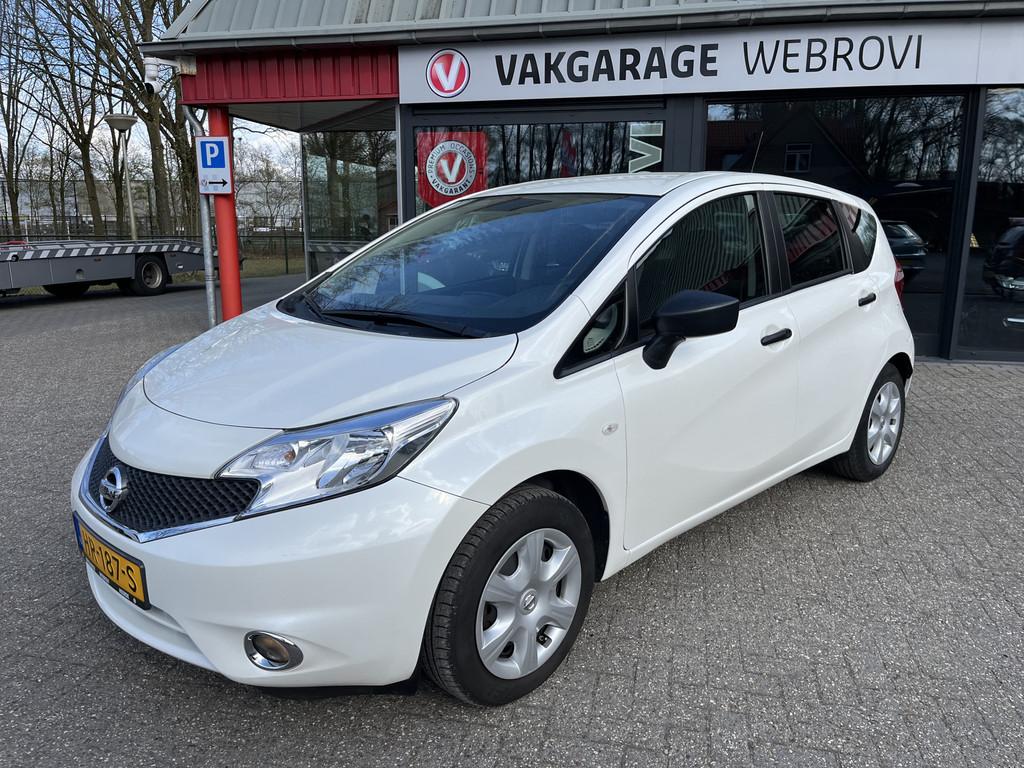 Nissan Note 1.2 Visia 1e Eigenaar Shiro White Metallic, Euro 5, Met garantie (alle), 1198 cc, 430 kg