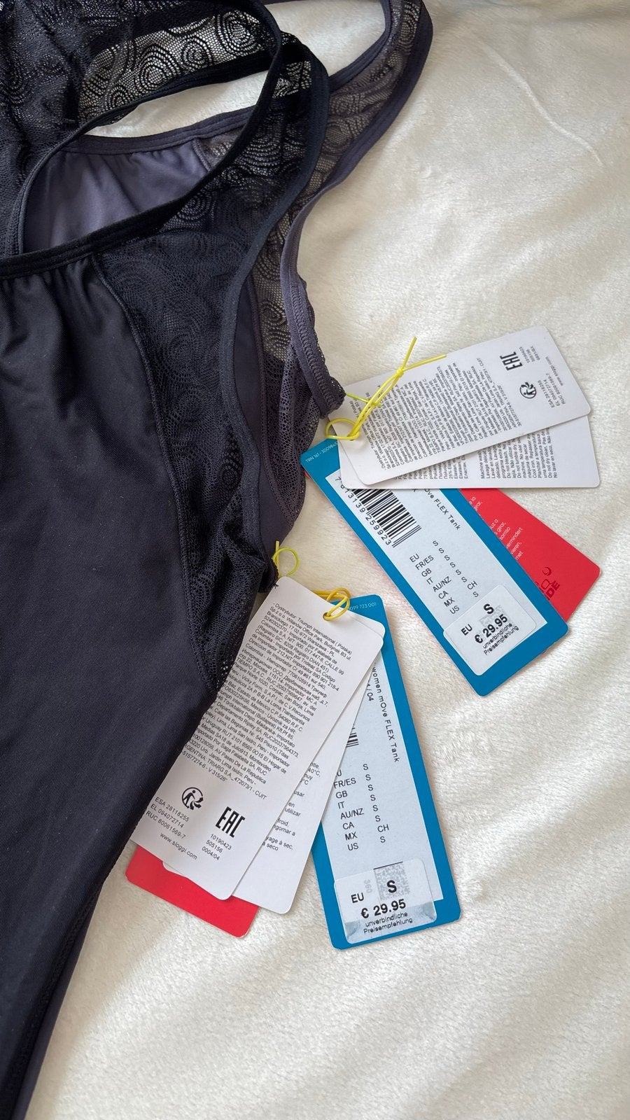 2x Sloggi sporttopjes maat S, Kleding | Dames, T-shirts, Verzenden, Zwart, Nieuw, Maat 36 (S)