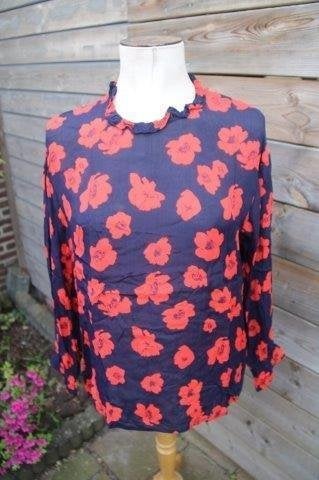 Tuniek donkerblauw/ rood Baum und Pferdgarten mt 40 trans. O, Maat 38/40 (M), Baum und Pferdgarten, Ophalen of Verzenden, Zo goed als nieuw