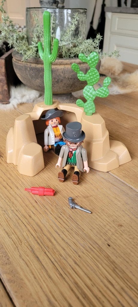 Playmobil Western Bandieten Schuilplaats (5250), Gebruikt, Losse onderdelen, Overige typen, Ophalen of Verzenden