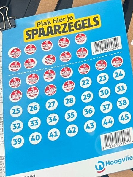 Gezocht: Hoogvliet messen zegels omgeving Zoetermeer, Ophalen