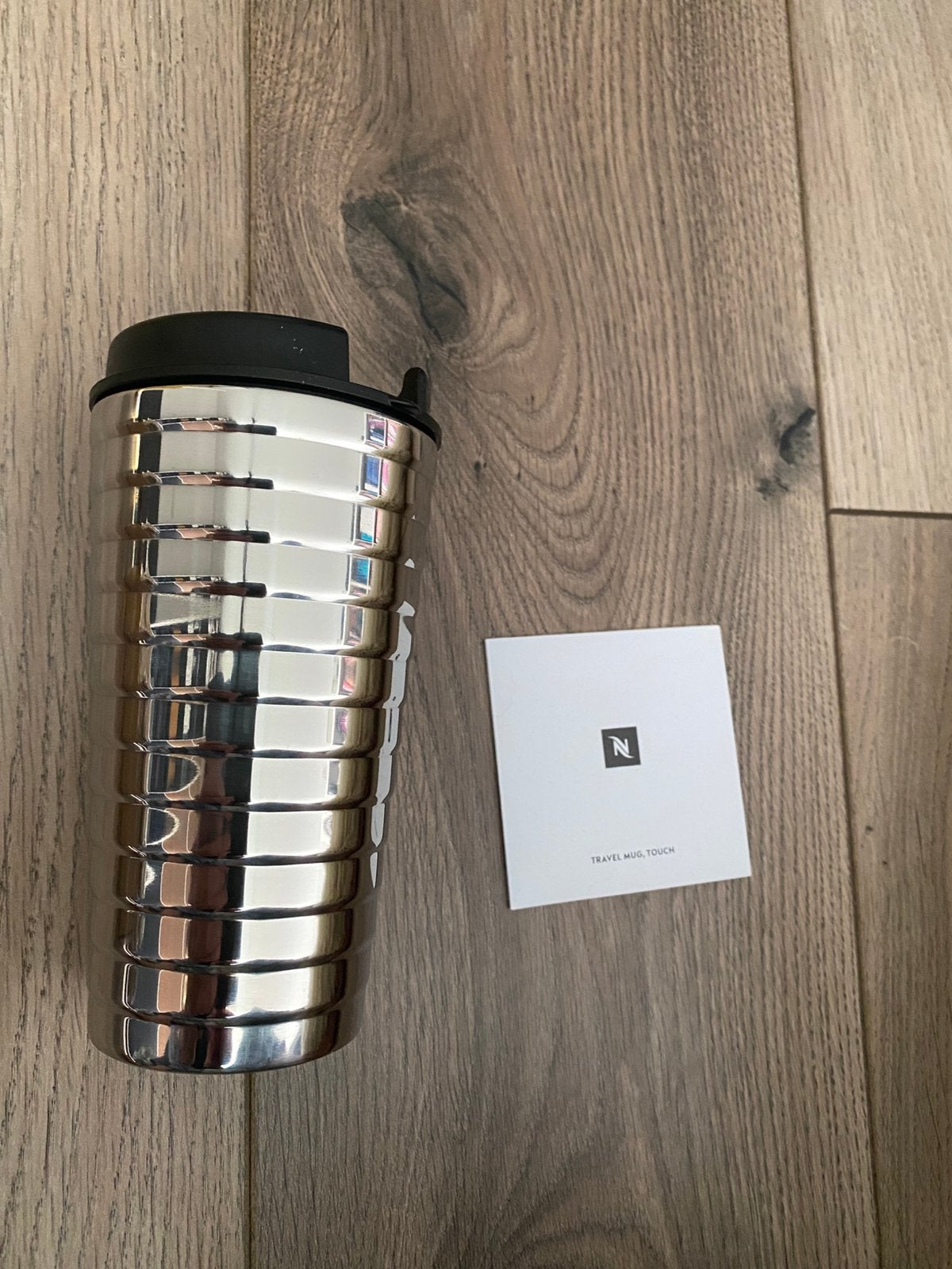 Travel mug Nespresso, Huis en Inrichting, Keuken | Servies, Ophalen of Verzenden, Overige stijlen, Kop(pen) en/of Schotel(s), Glas
