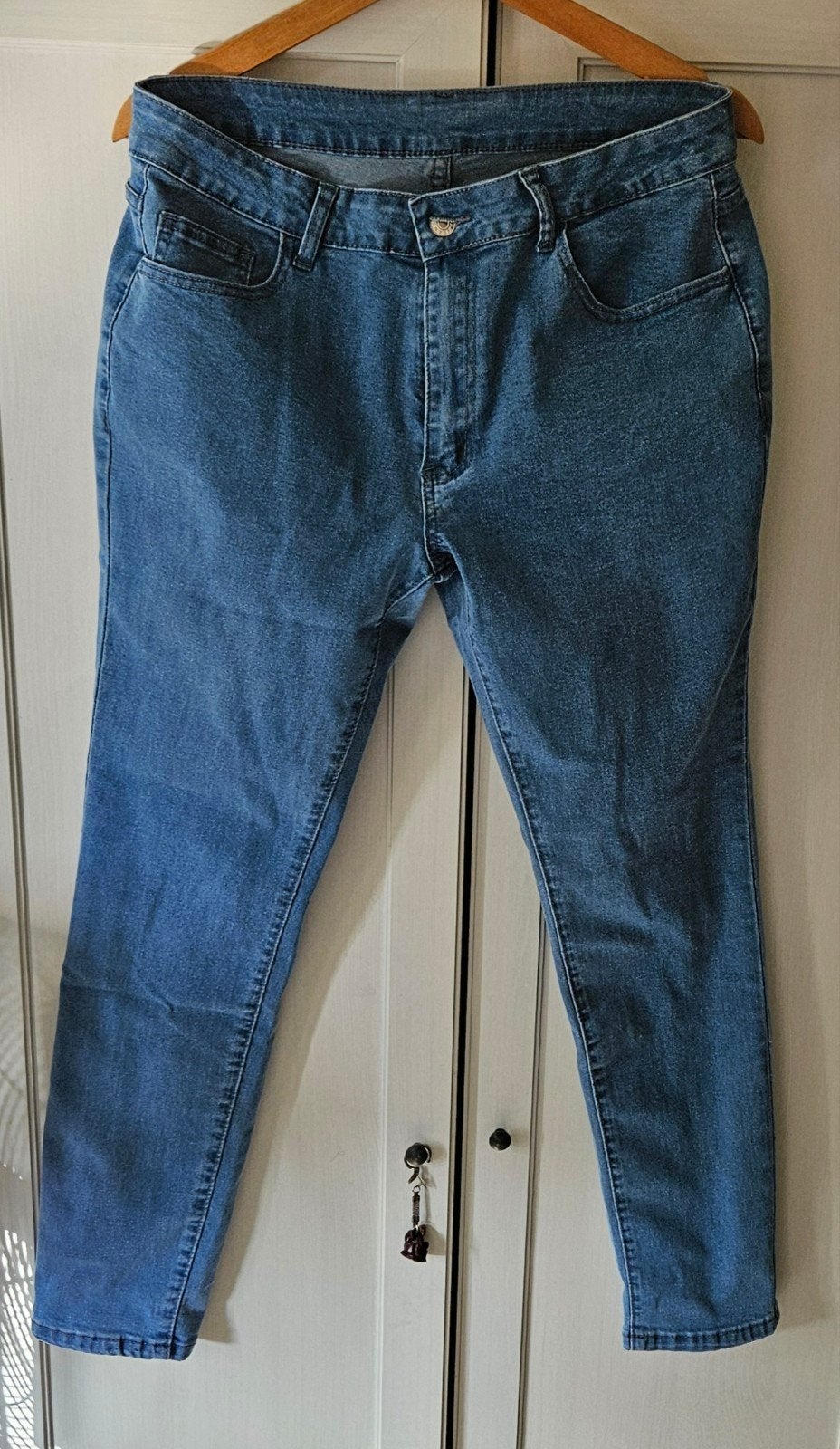 Spijkerbroek, Kleding | Dames, Ophalen of Verzenden, Nieuw, Blauw, Broek of Spijkerbroek