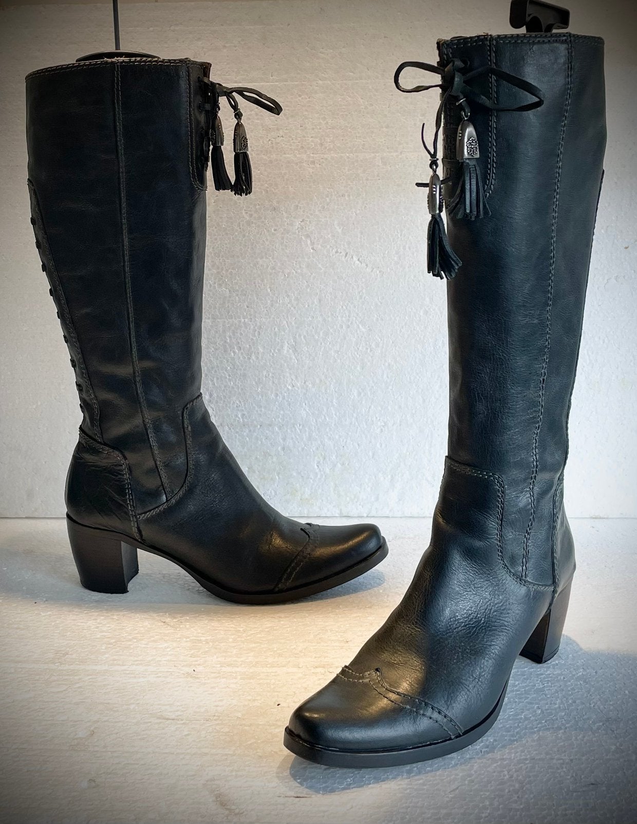 Hobbs Hobb’s design kwaliteit hoge laarzen zwart 38, Hoge laarzen, Zwart, Ophalen of Verzenden, Zo goed als nieuw