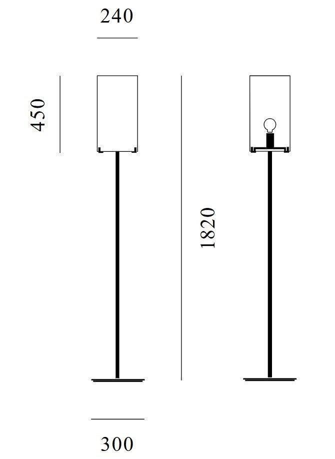 1x Prandina vloerlamp Type CPL F1/F3/F5 handgebalzen glas, Ophalen, 1x Prandina vloerlamp Type CPL F1/F3/F5 handgebalzen glas